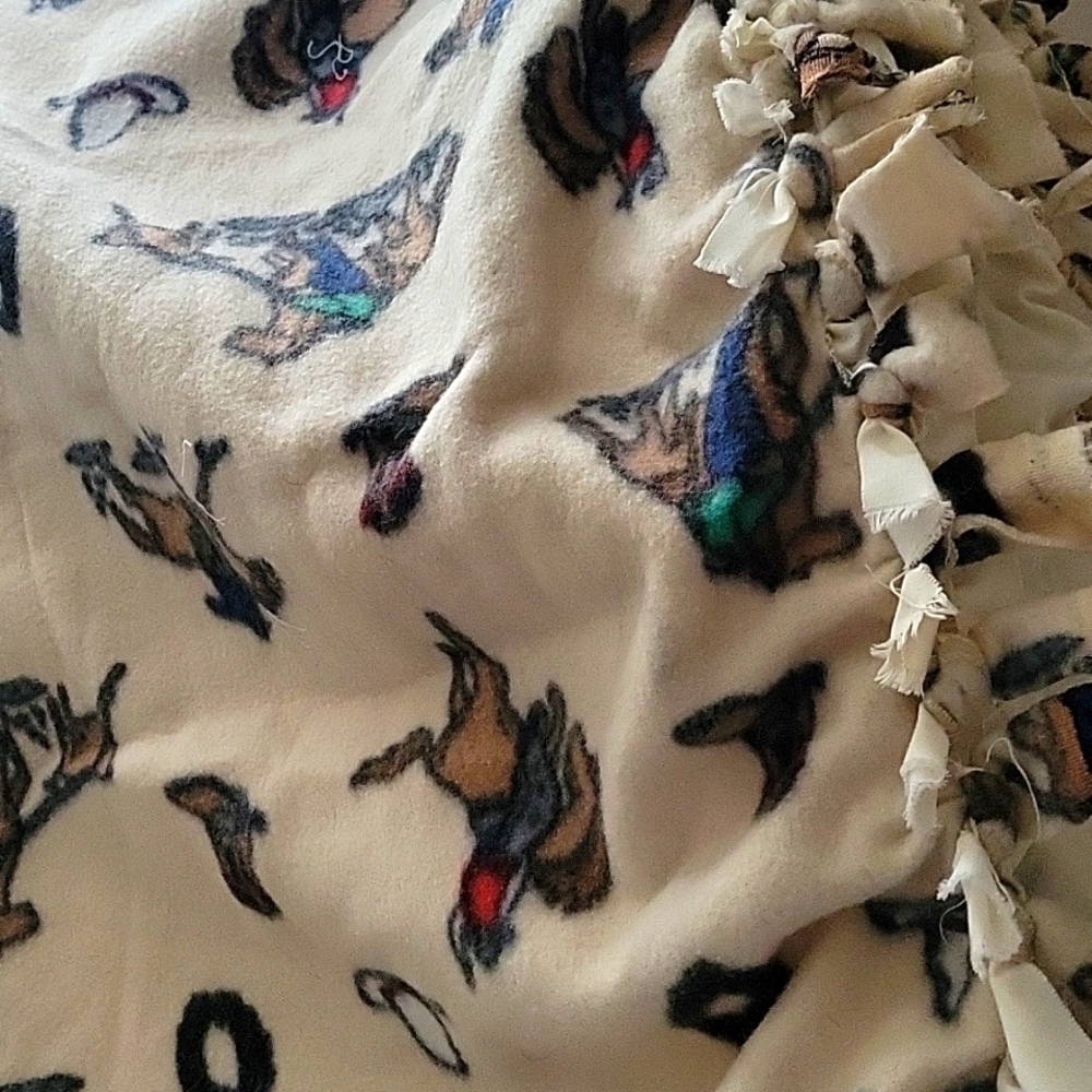 Fleece fabric blanket 🐎 🐴